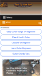 Mobile Screenshot of playguitartips.com